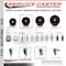 Service Caster 4'' High Temp Phenolic Wheel Swivel 7/16'' Grip Ring Stem Caster Brake SCC-GR20S414-PHRHT-TLB-716138 - alternate 2